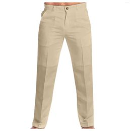 Men's Pants Cotton Linen Men Korean Trousers Oversize Streetwear Male Yoga Casual Clothing Sweatpants Fashion