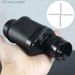 Telescopes Powerful 8X30 Binoculars 62 Type Military Telescope BAK4-Prism Super Clear Full Metal Hunting Professional Monocular For Camping Q230907