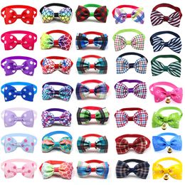Dog Apparel Cute Bowtie Small Bulk Accessories Fashion Bow Tie Pet Supplies Collars for Dogs 230906