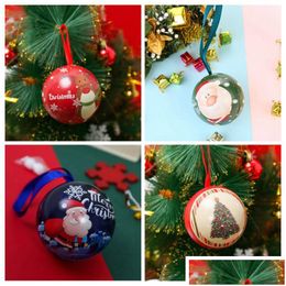 Gift Wrap New Arrive Christmas Box Iron Ball Round Candy Guests Packaging Boxes Party Favours Vt2002 Drop Delivery Home Garden Festive Dhwcu