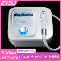 Dcool Portable Cool Hot EMS Skin Tightening Face Lifting Rejuvenation Anti Puffiness Facial Electroporation Machine Beauty device Home Use Cryo Therapy