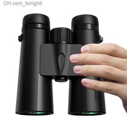 Telescopes 12X42 Professional Telescope Low Light Night Vision HD Binoculars BAK4/FMC Coating Outdoor Camping Hunting Trip Q230907