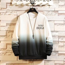 Men's Hoodies Autumn Spring 2023 Sweatshirt White Hip Hop Punk Pullover Streetwear Casual Fashion Clothes Plus OVERSize 5XL