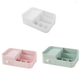 Storage Boxes Cosmetic Box Drawer Desktop Makeup Organiser Plastic Shelf Multifunctional For Bathroom Stationery Container