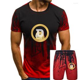 Men's T Shirts 2023 Doge Dogecoin Oversized T-shirt Breathable Loose Plus Size Shirt For Big Tall Man Short Sleeve Clothing 6XL 5XL