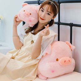 Wholesale cute pink Pig Pig plush toy children's game playmate Holiday gift doll machine prizes