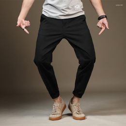 Men's Pants Spring And Autumn Korean Version Of Solid Color Harun Small Foot Loose Large Size Casual Long
