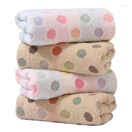 Towel 2pcs Cute Dot Face 100 Cotton 35 75 For Children Women Men Adults Bathroom Terry Cloth High Quality