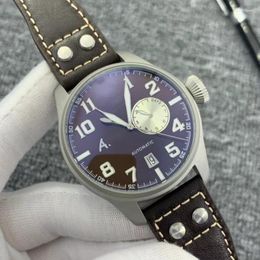 Wristwatches 2023 Classic Vintage Automatic Men's Rose Gold Case Calendar Fashion Belt Business Mechanical Watch