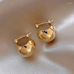 Dangle Earrings Classic Design Fashion Jewellery Shine Metal Arc Shape Stud For Woman Holiday Party Daily Elegant Earring Accessories