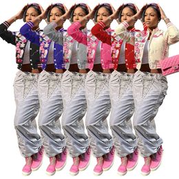 Designer Jacket Women Clothes Fashion Printed Baseball Jackets Lady Graphic Tops Coat For Woman Autumn Outfits