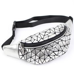 Waist Bags Geometric bag for women waist girls fanny packs Hip Belt Money Travelling Mountaineering Mobile Phone Bag Packs 230906