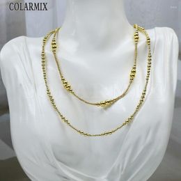 Chains 5 Pcs Gold Beads Jewelry Lovely Charms Accessories Handmade Necklace Gift 52731