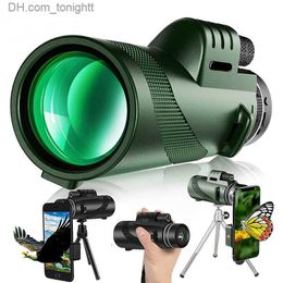 Telescopes Zoom HD Binoculars 5000m Folding Telescope Foldable Long Distance Mini Powerful Binoculars Hunting Sports Birdwatching Q230907