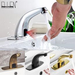 And Cold Automatic Hands Touch Sensor Faucet Bathroom Sink Tap Bathroom faucet Water Mixer Crane FYG334 T200710260s