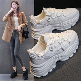Autumn New Leather Dad Shoes Sports Casual Women's Shoes men Women Outdoor Sports Running Sneakers Casual Shoe Athletics Trainers outdoor footwear