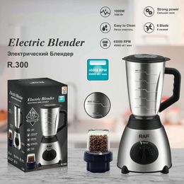 Juicers R.300 Household Multi-function Juicer 1000W 1.5L Stainless Steel 45000 RPM Electric Blender Food Processer Mill