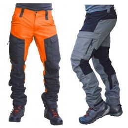 Men s Pants Men Casual Outdoor Fashion Multi Pocket Work Trousers For Automotive Repair Lightweight Electrician 230906