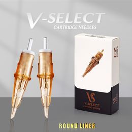 Tattoo Needles EZ VSelect Tattoo Cartridge Needles #10 0.30mm Round Liner 1001RL 1003RL 1005RL 1007RL for Cartridge Tattoo Machine 20pcsBox 230907