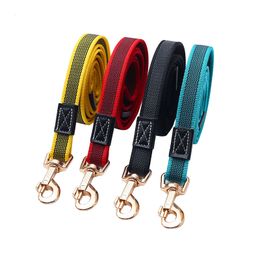 Dog Collars Leashes 2m 5m long Leash Pet Lead NonSlip Rubber Nylon Training Walking Rope work For Small Medium Large big Dogs 230906
