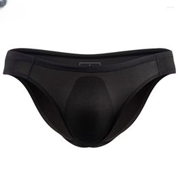 Men's Shorts 3pcs Ice Silk Seamless Triangle Underpants Translucent Sexy Underwear Comfortable Breathable Men Panties