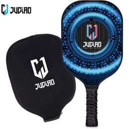 Squash Racquets Pickleball Paddle Manufacturers Carbon Fiber Composition PE Honeycomb Core Pickleball Paddle With Cover 230906