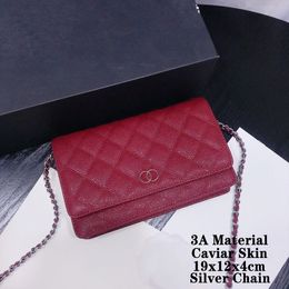 Black Shoulder Bag Crossbody Bags For Travel CC Flap Bag With Gold or Silver Chain Designer Side Bag Genuine Leather Sling Bags Luxury Bag Cheap Bags Office Travel