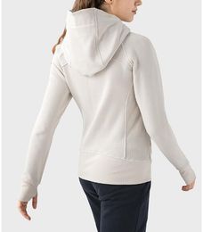 lulus yoga jacket Womens Define Yoga hoodieWorkout Sport Coat Scuba Fitness jacket High Street Sports Quick Dry Activewear Top Solid Zip Up Tops A39N 1BEW