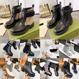 Botas femininas designer de couro genuíno tornozelo botas diamante plataforma chunky g salto mulheres martin boot desertos estrela sapatos cowboy inverno ao ar livre fivela sapato