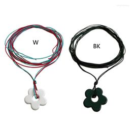 Chains Elegant Braid Roap Collar Necklace Flower Choker Women Girl Friend Graduation