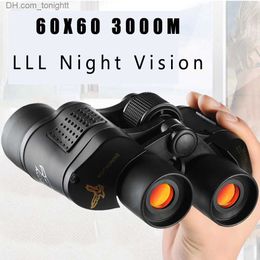 Telescopes 60x60 3000M HD Professional Hunting Binoculars Telescope Night Vision for Hiking Travel Field Work Forestry Fire Protection Q230907