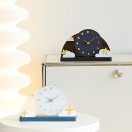 Wall Clocks Japanese Study Desk Clock Birthday Gift Recommendation Living Room Entry Porch Decorations Home