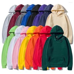 Men's Hoodies Multicolors Crewneck Sweatshirts Autunmn Winter Solid Color Unisex Cotton Women Sweetshirts Moletom Femin