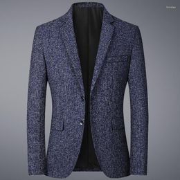 Men's Suits 2023 High-quality Autumn And Winter Season Simple Middle-aged Business Casual Suit Top Coat