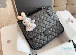 Designer backpack student bag women tote bag girl backpack fashion diamond plaid shoulder bag square handbag