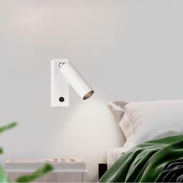 Wall Lamp Nordic LED Reading Modern Rotatable Folding Adjustable Spotlight For Bedroom Bedside Study Living Rooms El Lighting