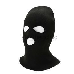 Beanie/Skull Caps One-Piece Hat Men'S Autumn And Winter Outdoor Cycling Cold And Windproof Pile Warmth Integrated Knitted Hat Ear Protection Neck x0907