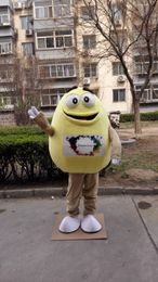 mm chocolate bean mascot costume custom fancy costume anime kit mascotte theme fancy dress carnival costume41151