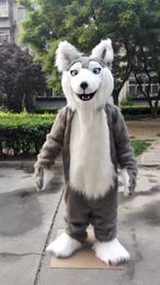 realistic husky huskie mascot costume dog fursuit custom fancy costume anime kits mascotte fancy dress carnival 41163