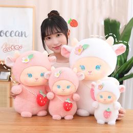 Cute lamb doll Stuffed toy Dudu sheep super cute doll doll for boys and girls Children's Day's Day birthday gift