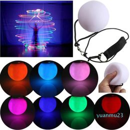 Whole-Luminescent Throwing Ball Multi Colour Light Juggling Thrown Balls for dancing props such as belly dance music festivals 253C