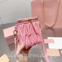 MM-5 pleated bag, mobile phone bag, small square bag, women's crossbody bag, lovely small exquisite, stylish and elegant