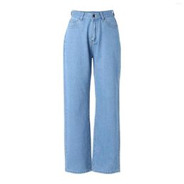 Women's Jeans 2023 High Waist Loose Comfortable For Women Plus Size Fashionable Casual Straight Pants Mom Washed Boyfriend