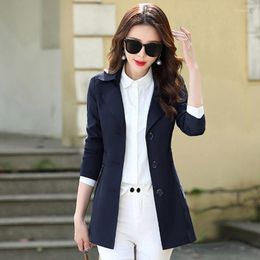 Women's Trench Coats Ladies Coat 2023 Spring And Autumn Slim Commuter City Leisure Large Size