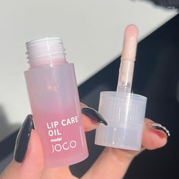 Lip Gloss Minyak Bibir Transparan Kaca Aroma Tidak Lengket Melembabkan Tint Plumper Perawatan Serum Primer Sikat