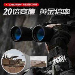 Telescopes Professional HD Telescope with Super Zoom Long Range Low Light Night Vision Binoculars for Hunting and Sports High Power Optics Q230907