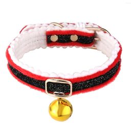 Dog Collars 2023 Christmas Pet Collar Red Cat Lovely Bell