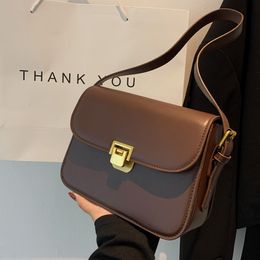 Evening Bags Women's Shoulder Bag Handbag Messenger Bag Preppy Style Female Bag Vintage Envelope Bag High quality Briefcase 230906