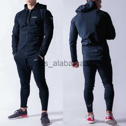 Men's Tracksuits Men Sweatsuit Tracksuit for Men 2 Pieces Set Hoodie and Sweatpants Jogger Suits for Men x0907