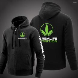 Men's Hoodies 2023Herbalife Logo Kia Motors Car Punk Jacket Unisex Casual Fleece Print Zipper Coat Sweatshirts Men Sweatshirt